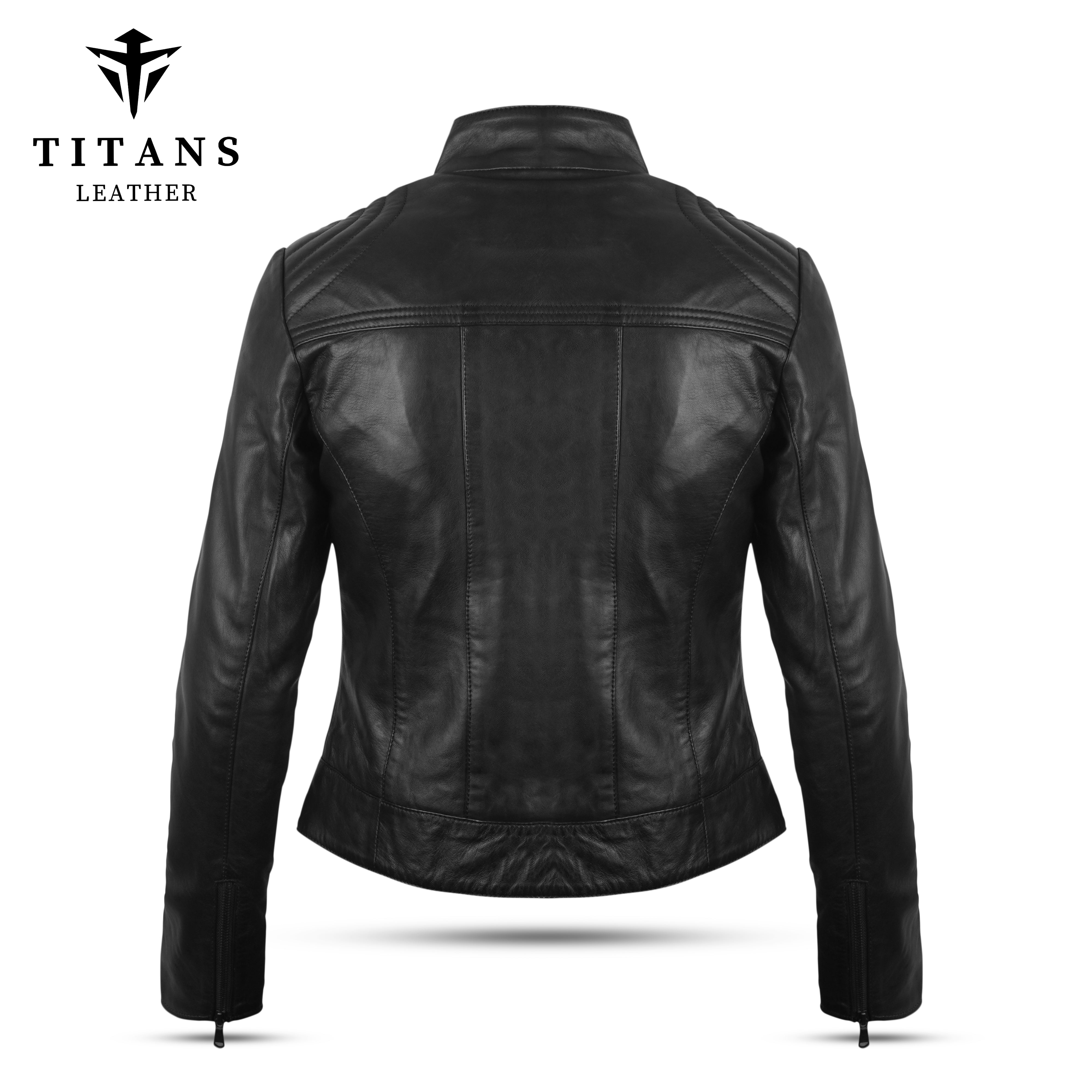 Women’s Black Leather Jacket - Classic and Timeless Style